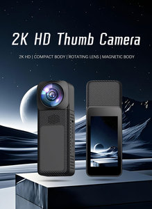 <span class=keywords><strong>Caméra</strong></span> d'action portable mini Wifi HD 2K avec cordon magnétique, enregistreur vidéo mains libres, objectif rotatif à 270° pour le cyclisme et la moto - Product Image 3