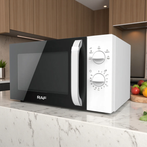 <span class=keywords><strong>Four</strong></span> à <span class=keywords><strong>micro</strong></span>-ondes RAF 23L, prise EU, plateau tournant, fenêtre visible, commande mécanique facile, appareil de cuisine pour la maison et le bureau - Product Image 1