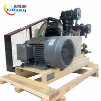 Compresseur d'air à piston haute pression YiBang 15 kW 20 CV 1200 L/min 30 bars 380 V 50 Hz 3 phases IP54 pour soufflage de bouteilles PET, nouveau, entraînement par courroie