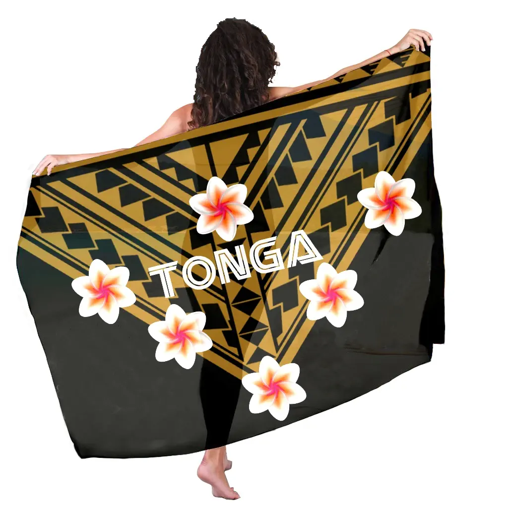 Tango Women Beach Sarongs Summer Scarves Plus Size Towel Ladies Beachwear Cover Up Pareo Scarf Hawaiian Pacific Island Sarongs