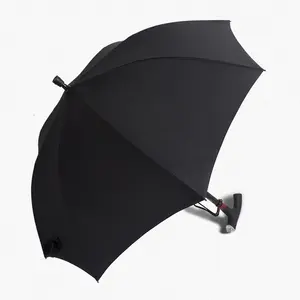 Offre Spéciale Sûr Style Canne Parapluie Droit Avec Poignée LED LUMIÈRE Pour Les Personnes Âgées