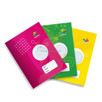Vente chaude sur le marché africain Cahier d'exercices standard 17x22cm Gamme complète de pages Pour la distribution scolaire à Madagascar