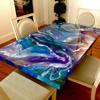 Résine époxy liquide Résine transparente comme du cristal pour table