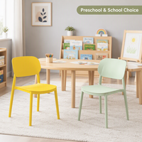 Échantillon Gratuit - Chaise d'Enfant Empilable en Plastique PP pour Fêtes et Jardins - Vente en Gros Usine - Chaise de Repas en Plastique pour Banquets d'Enfants