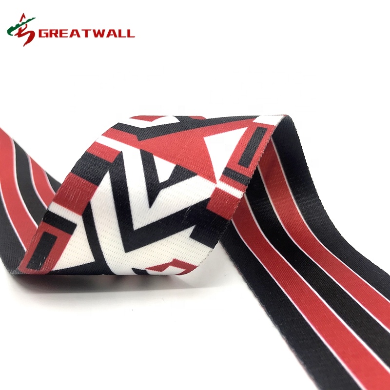Оптовая продажа, несколько спецификаций, тесьма с принтом на заказ для сумок