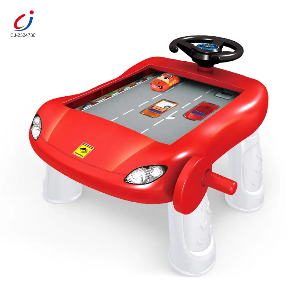 Interactive play fun board game racing big adventure toy musical educational baby dual players toy car racing desktop game toy