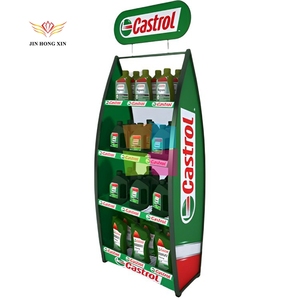 汽车配件零售店润滑货架加油站金属机油展示架 - Product Image 2