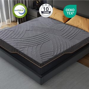 Colchón de espuma viscoelástica tamaño King Queen de alto estándar Material de látex moderno dormitorio cama para dormir fabricado doble plástico al vacío - Product Image 3