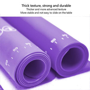 45x60cm 초대형 베이킹 매트 실리콘 패드 시트 베이킹 매트 롤링 반죽 피자 반죽 스틱 메이커 홀더 주방 도구 - Product Image 3