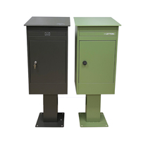 Boîte aux lettres en acier JDY pour boîte de dépôt murale résidentielle et commerciale avec serrure pour usage domestique