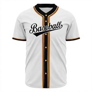 Maillot de baseball brodé original, maillots de baseball par sublimation, logo brodé, numéro d'équipe personnalisé, maillot de softball - Product Image 1