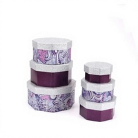 Boîte-cadeau hexagonale avec impression offset, emballage artisanal fait main pour kit de loisirs créatifs