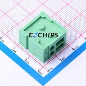 JL105V-50002G01 Screw Terminal Block Through hole Component (THT),P=5mm Connector 1x2P 5mm Green Through Hole - Product Image 2