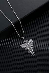 จี้สแตนเลสทรงก้างปลา หมี นางฟ้า งู หัวกะโหลก สุดฮิตปี 2024 คุณภาพดีที่สุด ขายส่งสำหรับสร้อยคอเครื่องประดับฮิปฮอป งานแต่งงาน - Product Image 6