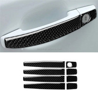 Fiber De carbone Poignée De Porte Extérieure Décorative Garniture de Couverture Autocollants Pour Chevrolet Cruze 2009-2015 Accessoires de voiture