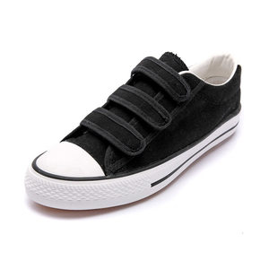 Men's Breathable <b>Canvas</b> Shoes Korean Style Casual Sneakers Versatile Slip-On Velcro Student Spring White Couple's Shoes - Product Image 5