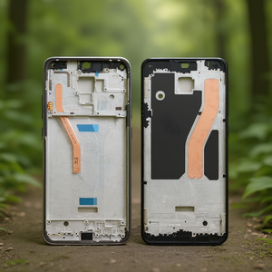 Cornice Anteriore Nera per Schermo Redmi Note 8 Pro - Ricambio Scocca - Product Image 3