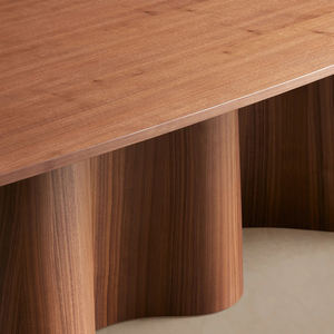 PIORI - Muebles de Comedor Rectangulares Contemporáneos de Lujo, Diseño Único, Madera Maciza, Mesas de Comedor Modernas y Estables para Villa - Product Image 4