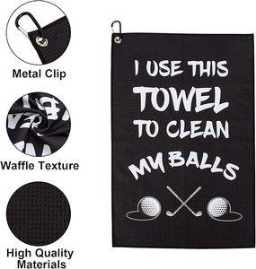 <span class=keywords><strong>2025</strong></span> Mới Nóng Bán Siêu Mềm Gấp Màu Đen 40*40Cm In Logo Dệt Sợi Nhỏ Nhanh Chóng Khô Waffle Đồng Bằng Golf Khăn - Product Image 6