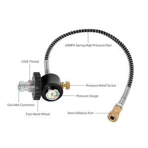 อะแดปเตอร์ถังดำน้ำแรงดันสูง DIDEEP DIN เป็น Yoke ขนาด 8 มม. - Product Image 4