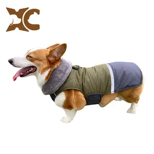 Shirt Teddy Trajes Fashions Huisdier Waterdichte Verwarmde Hoodie Warm Medium Night Outdoor Honden Doek Europa Hond Kleding Reflecterende