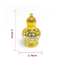 Attar en flacon exclusif 12 ml – Bouteille de parfum de luxe en verre, design rechargeable, bille roll-on, finition mate givrée pour huiles essentielles