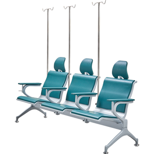 เก้าอี้โซฟาทางการแพทย์สำหรับห้อง<span class=keywords><strong>รอ</strong></span>ในโรงพยาบาลเก้าอี้ห้องสุขภาพที่แขวนประตูด้วยเข็มโพลียูรีเทนทนทานดีไซน์ทันสมัย - Product Image 1