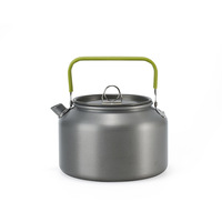 Bouilloire en alliage d'aluminium pour l'extérieur, grande capacité, portable, pour le camping, pot à café, bouteille d'eau de voyage ultra-légère, 18L