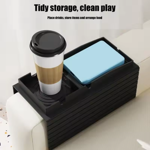 Bandeja Multifuncional Antideslizante de Silicona para Refrigerios, Control Remoto, Celular, Portavasos, Organizador, Caja de Almacenamiento, Bandeja para Reposabrazos - Product Image 2