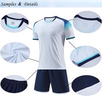 Equipación de Fútbol del Club Heritage, Camiseta de Fútbol Clásica con Cuello Vintage, 100% Poliéster, Impresión por Transferencia de Calor, Secado Rápido, Para Todos los Adultos