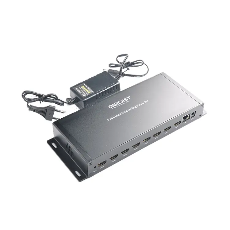 HD 라이브 비디오 스트리밍 IP 인코더 HDM I H 265 HEVC H 264 비디오 켜기 vif