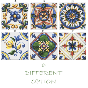 Azulejos <span class=keywords><strong>de</strong></span> cerámica mexicanos únicos hechos a mano personalizados <span class=keywords><strong>de</strong></span> fábrica <span class=keywords><strong>de</strong></span> 4x4 pulgadas para cocina, baño, sala <span class=keywords><strong>de</strong></span> estar, decoración <span class=keywords><strong>de</strong></span> pasillo - Product Image 1