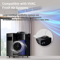 Diffuseur d'arômes commercial grande surface 1000 ml sans eau, machine électrique de parfumage CVC contrôlée par application pour hôtels et espaces parfumés, en métal