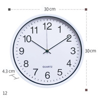 Jam Dinding Logam Kangbasi Ultra Silent 8/10/12 Inch dengan Jarum Penunjuk Waktu, Bertenaga Baterai, Logo Kustom, Desain Mewah Modern