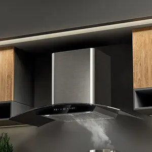 Oem hot selling kitchen hood Custom size chimney Stainless steel body range hood