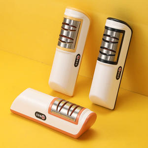 เครื่องลับมีดไฟฟ้าเจียหยาง แบบชาร์จได้ หลายระดับความละเอียด สำหรับเหล็กกล้าไร้สนิมและเพชร เครื่องลับมีดขนาดเล็กสำหรับใช้ในครัวเรือน - Product Image 1