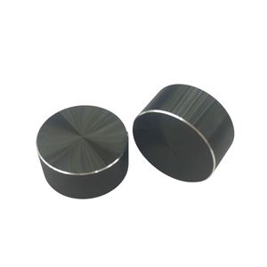 40x19mm CNC Machined Aluminum Volume <b>Knob</b> 6mm Shaft for Machining HiFi Amplifier Audio Control <b>Knob</b> CD Pattern Black Anodized - Product Image 1