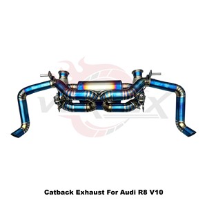ระบบท่อไอเสียแบบ Catback วาล์วควบคุม Vortex Blue Titanium สำหรับ Audi R8 4S V10 Performance Coupe Spyder ปี 2024-2025 ชุดแต่งแบบติดตั้งได้โดยตรง - Product Image 4