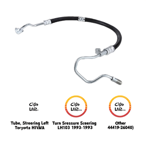 ท่อพวงมาลัยเพาเวอร์แบบแรงดันสำหรับ Toyota HIACE LH103 ปี 1993-1998 รุ่น 44419-26040 - Product Image 2