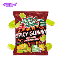 Minicrush Bonbons mexicains épicés personnalisables Saveur unique Bonbons gélifiés moelleux Confiserie fruitée épicée Vente en gros en vrac Snacks