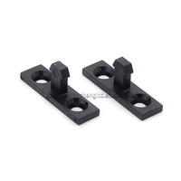 Cerradura de Puerta Negra para Hombre PR-001, Cerradura de Presión, Clip para Estuche de Gafas de Coche, Cubo de Basura, Interruptor Autoblocante