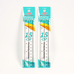 Xinwanrun Righello Pieghevole Trasparente in Plastica da 15cm, Scala Centimetrica e in <span class=keywords><strong>Pollici</strong></span>, Strumento di Misurazione Promozionale per Studenti - Product Image 1