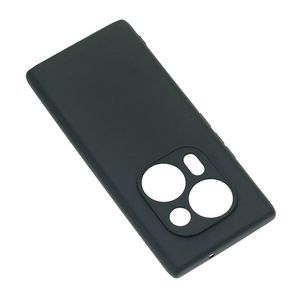 เคสโทรศัพท์มือถือแบบด้าน TPU ป้องกัน สำหรับ Infinix Hot 40i Itel A18S Zero 30 4G ดีไซน์สีดำ ซิลิโคนนิ่ม - Product Image 3