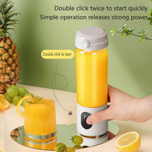 Gobelet Mixeur Portable Rechargeable USB 420ml à Prix Bas de Gros, Nouveau Style, Lame Multifonctionnelle en Acier Inoxydable pour Usage Domestique - Product Image 3