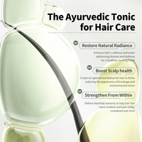 Huile capillaire à base de plantes naturelle et biologique de marque privée, huile de croissance capillaire indienne en gros, produits de traitement capillaire