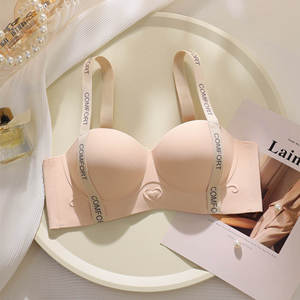 Sujetador <span class=keywords><strong>Reductor</strong></span> <span class=keywords><strong>de</strong></span> Busto para Mujer, con Forma <span class=keywords><strong>de</strong></span> Corazón, Media Copa, Nailon/Algodón, Parte Superior Delgada y Parte Inferior Gruesa, Anti-Caída - Product Image 6