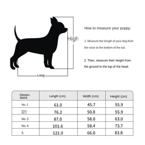 กรงสุนัขอลูมิเนียมอัลลอยด์พับได้แบบพกพาสำหรับสุนัขขนาดกลางใหญ่กรงเหล็กพลาสติกสำหรับรถตั้งแคมป์เดินทางรูปสัตว์ - Product Image 2