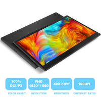 Moniteur Portable 13.3 pouces 1080P IPS HDR 400cd/m2 100% DCI-P3 écran LCD d'ordinateur de haute qualité