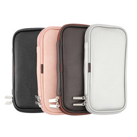 Organisateur de pinceaux de maquillage de voyage à fermeture éclair en PU à la mode personnalisé sacs à cosmétiques en PVC/PC pour femmes étui élégant de style national comme cadeau