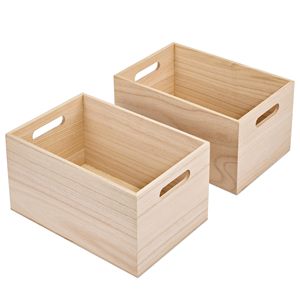 Plateau <span class=keywords><strong>en</strong></span> <span class=keywords><strong>bois</strong></span> de pin naturel à dessus ouvert, boîte de rangement peu profonde <span class=keywords><strong>en</strong></span> <span class=keywords><strong>bois</strong></span> brut pour artisanat, bureau, cosmétiques, présentoir de cadeaux, organisateur - Product Image 6
